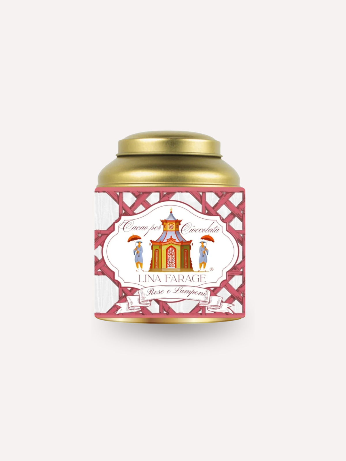 Drinking Cocoa  White, Raspberry & Rose