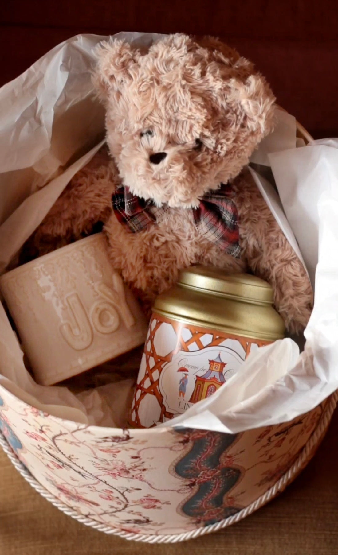 Cappelliera Toile Fenix Teddy, Tazza e Cacao