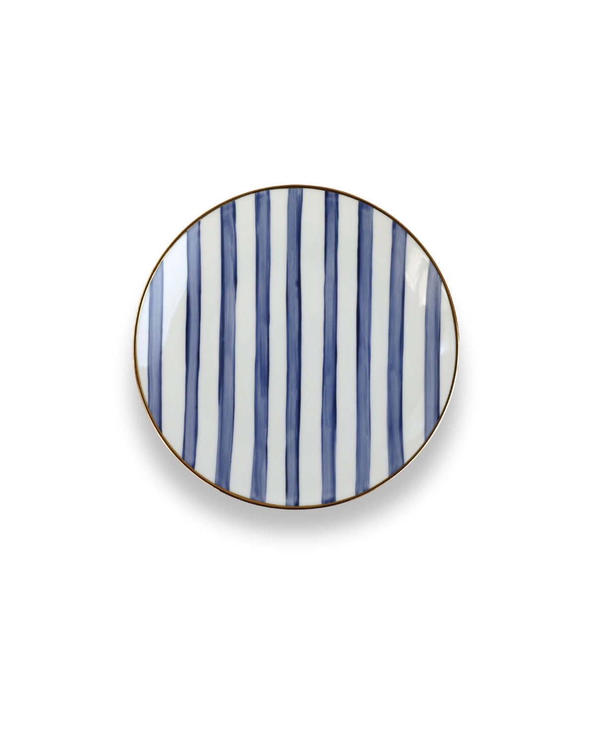 Piatto da Dessert "Righe" Blu