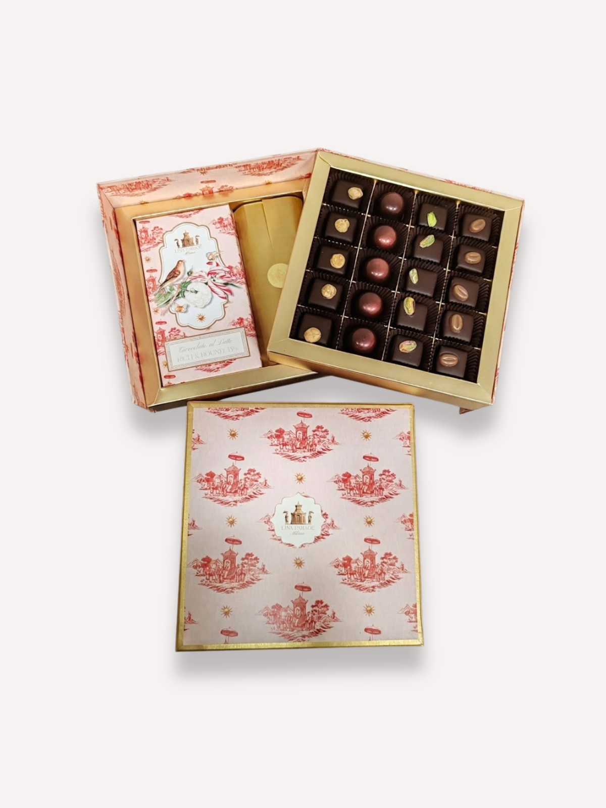 Scatola a Ventaglio con Cioccolatini Assortiti 550g