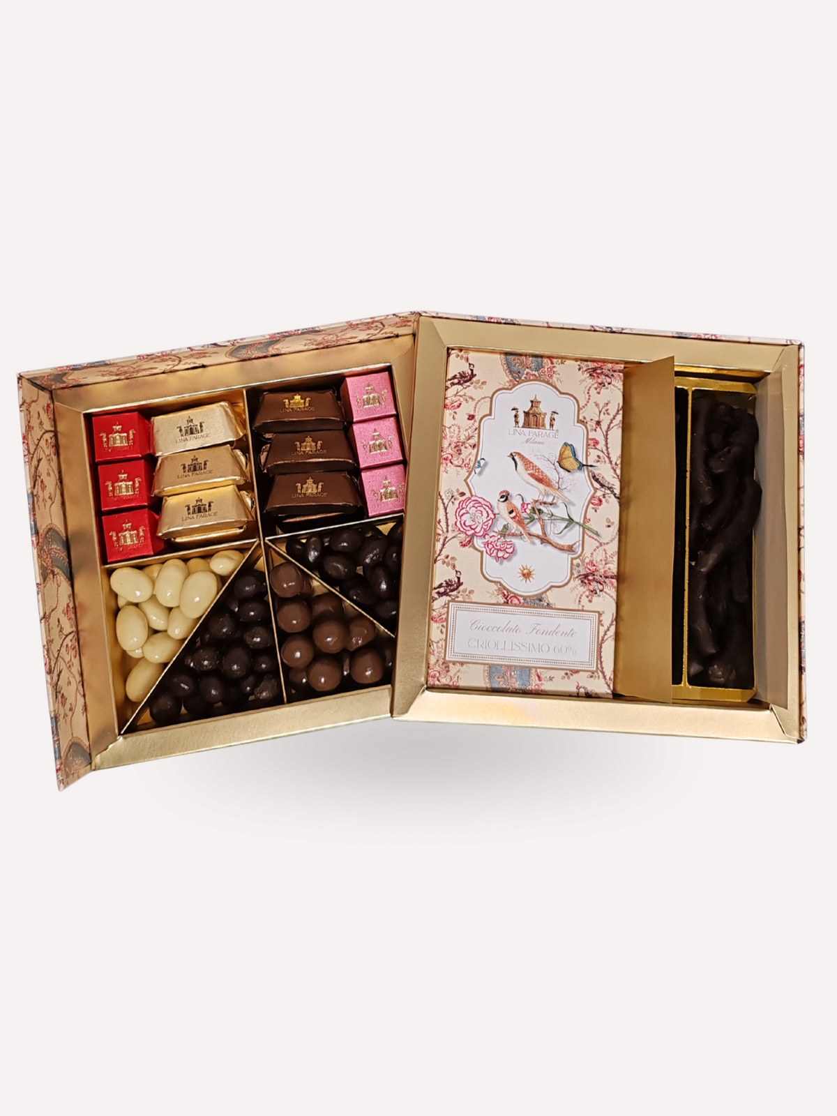Scatola a Ventaglio con Cioccolatini Assortiti 850g