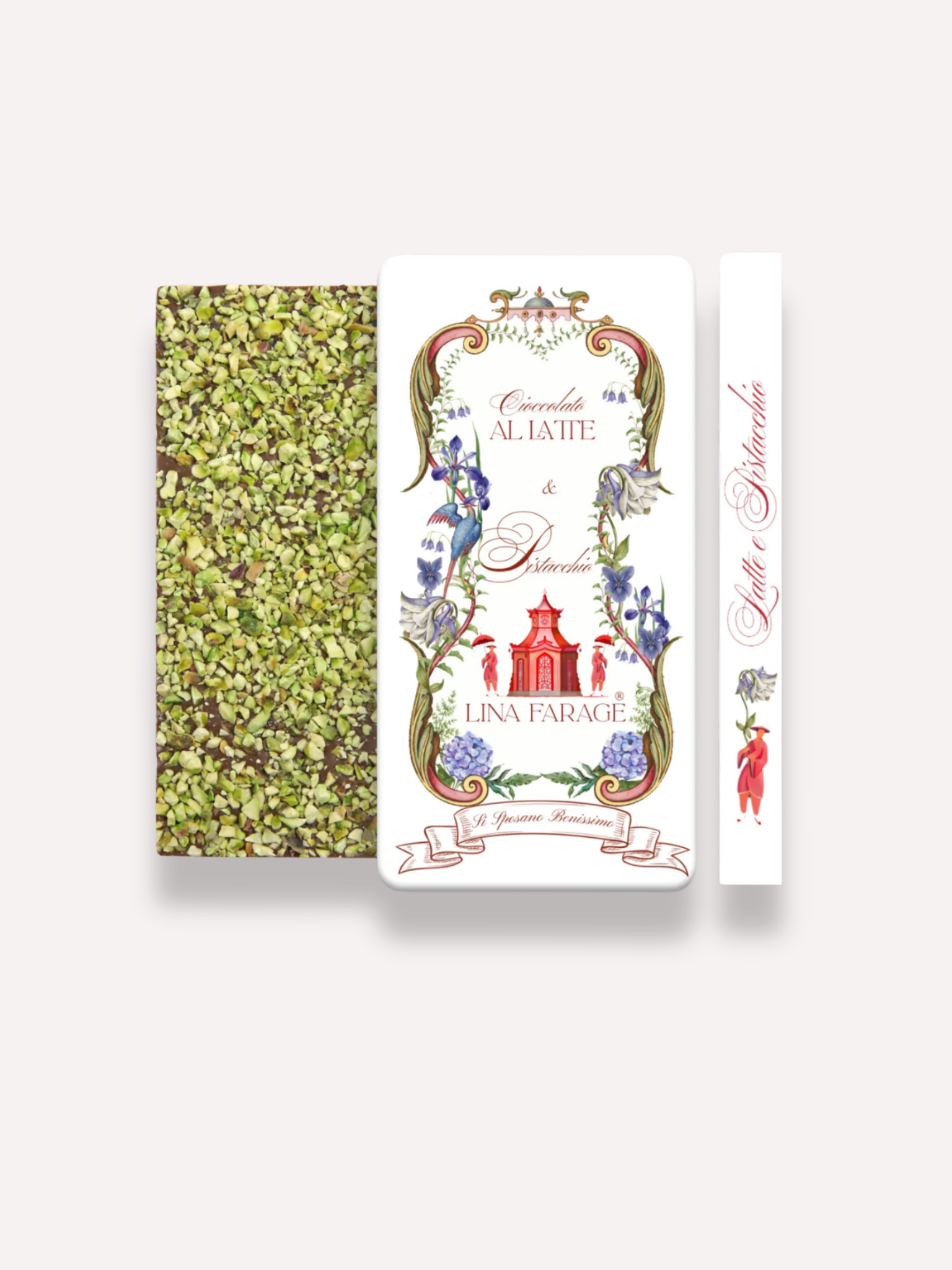 Cioccolato  al Latte e Granella di Pistacchio