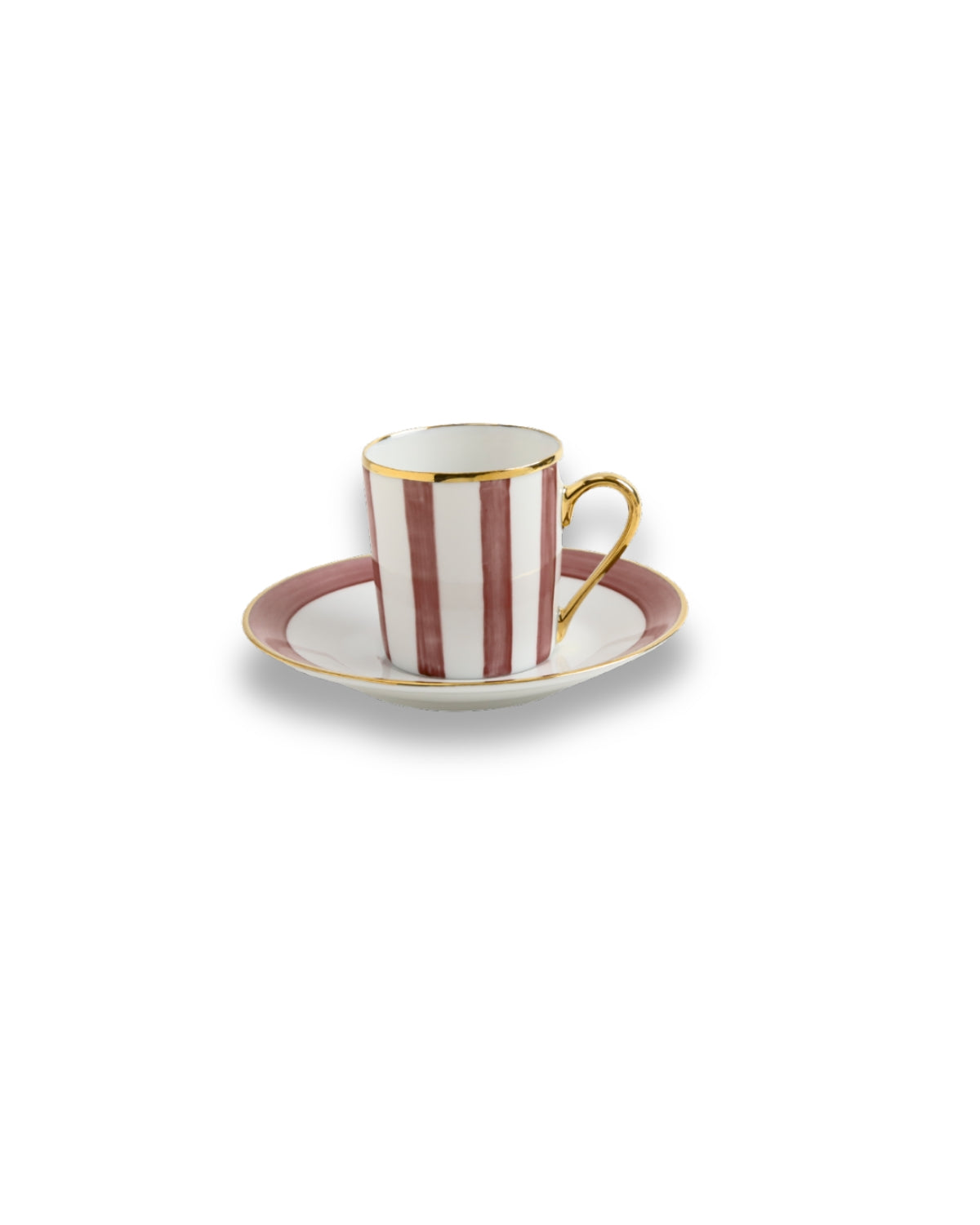Tazza da Espresso "Righe" Marrone