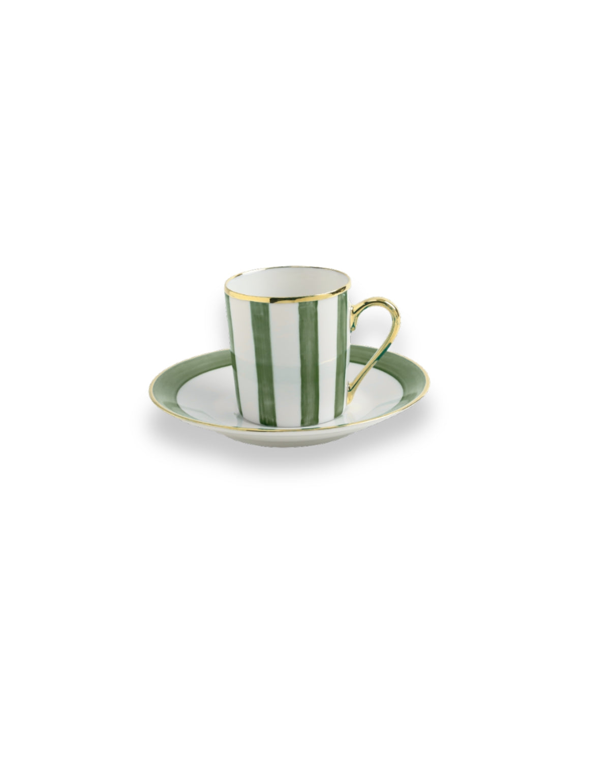 Tazza da Espresso "Righe" Verde Prato