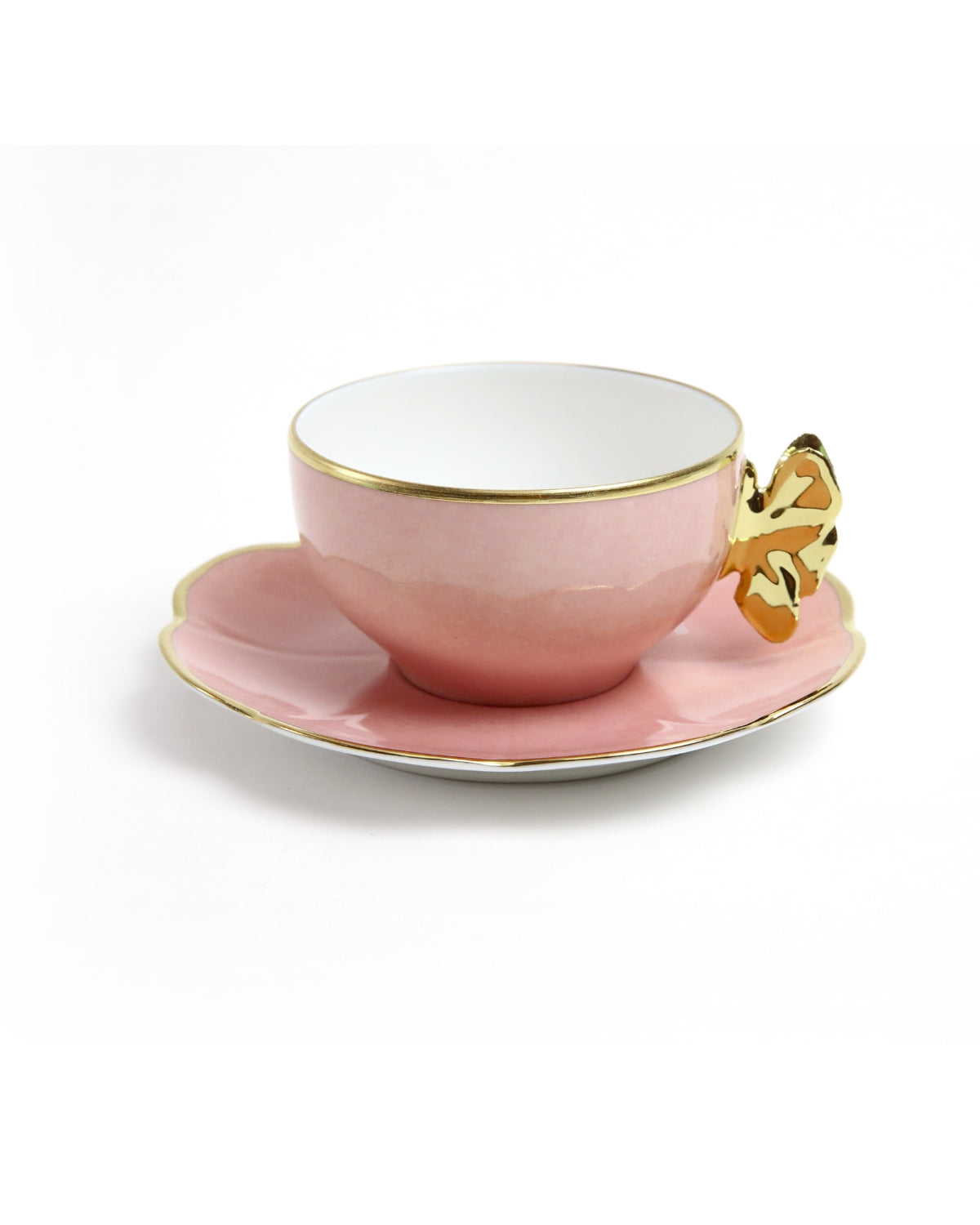 Tazza da Tè "Papillon" Rosa Cipria