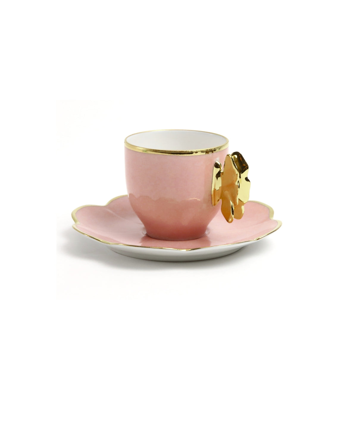 Tazzina da Caffè "Papillon" Rosa Cipria