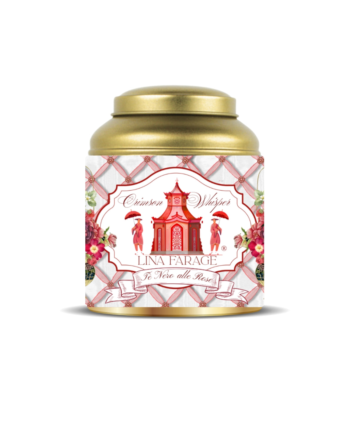 Tè Nero alle Rose "Crimson Whisper"