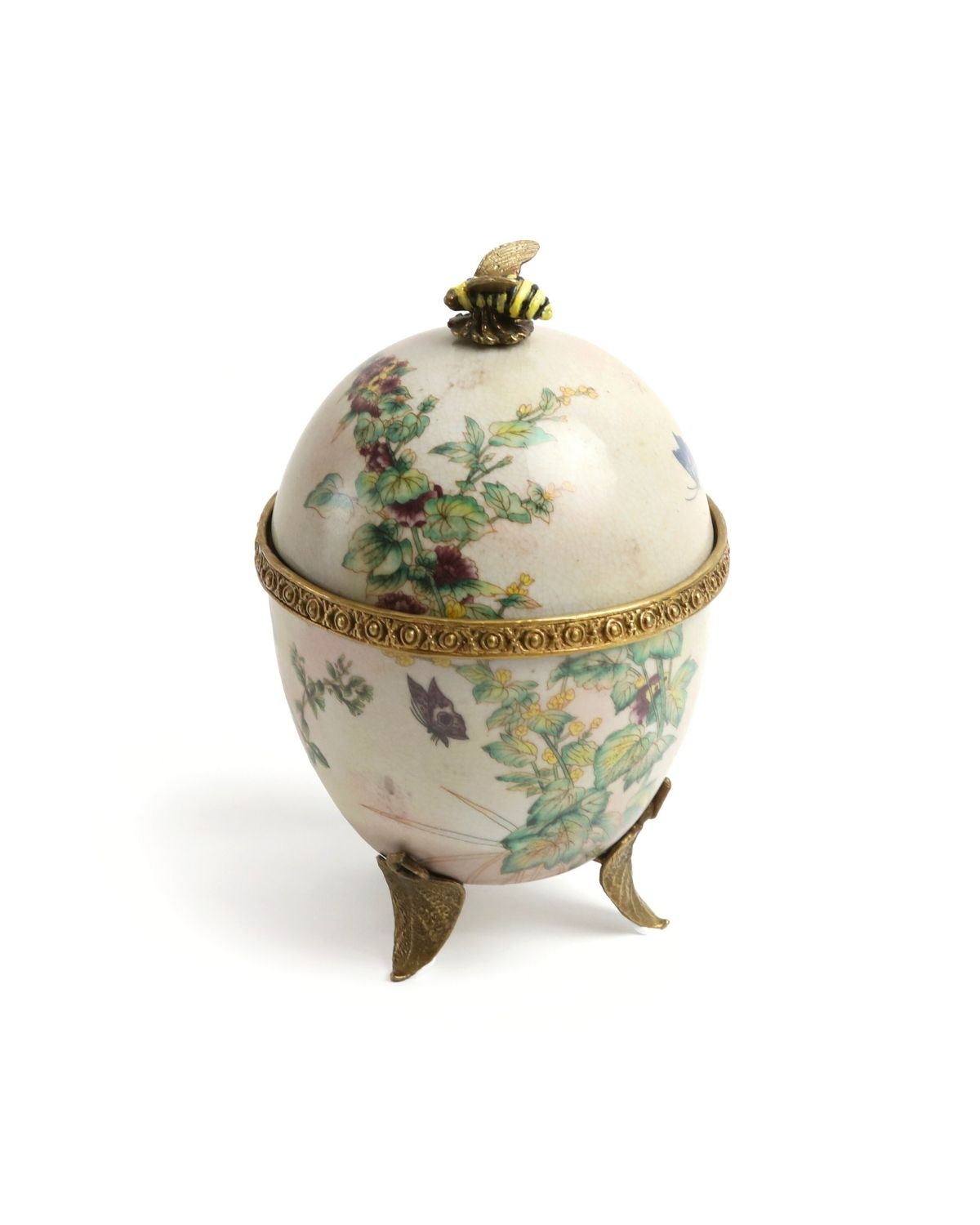 Cappelliera con Uovo di Porcellana Piccola Ape
