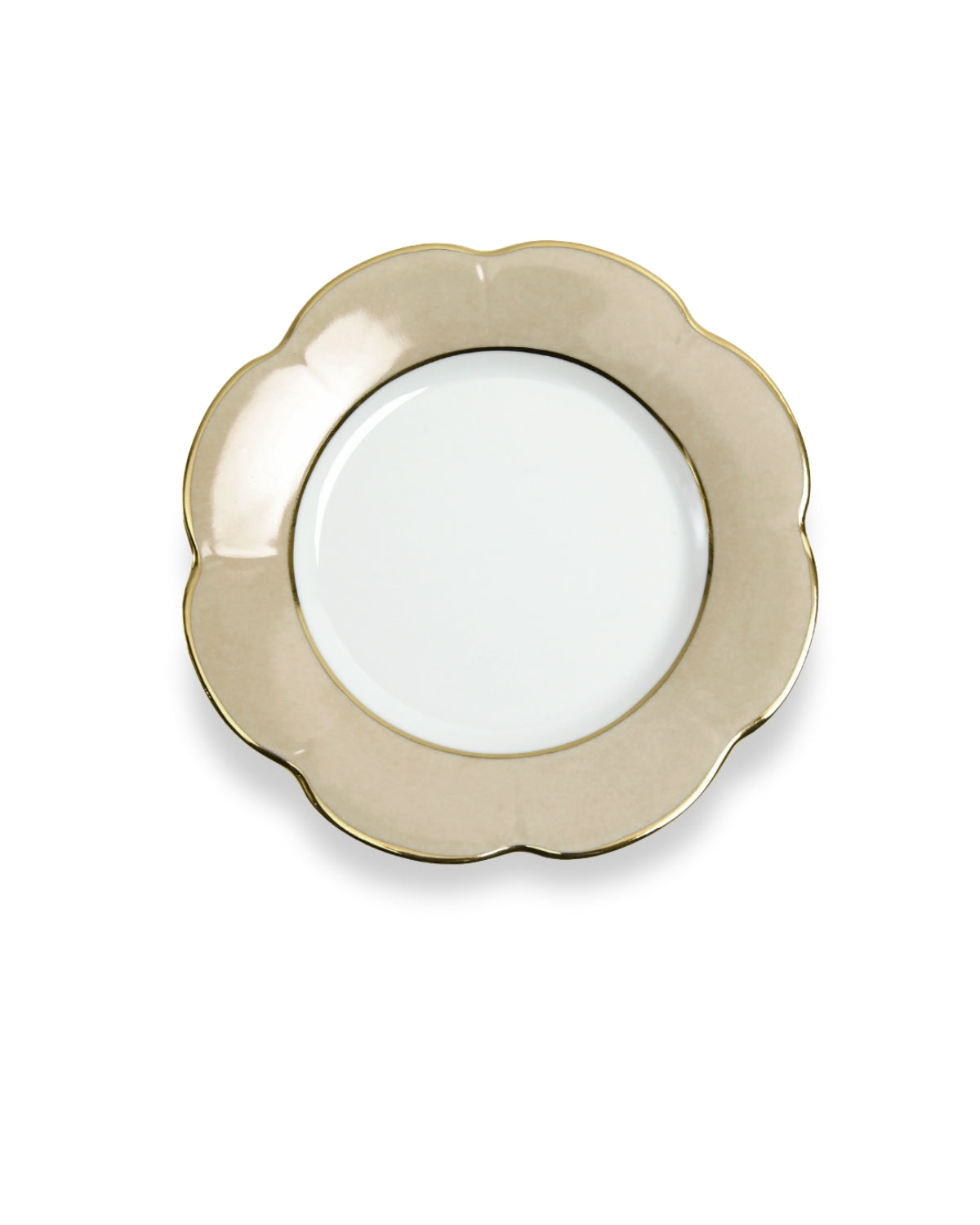 Piatto da Dessert "Papillon" Tortora