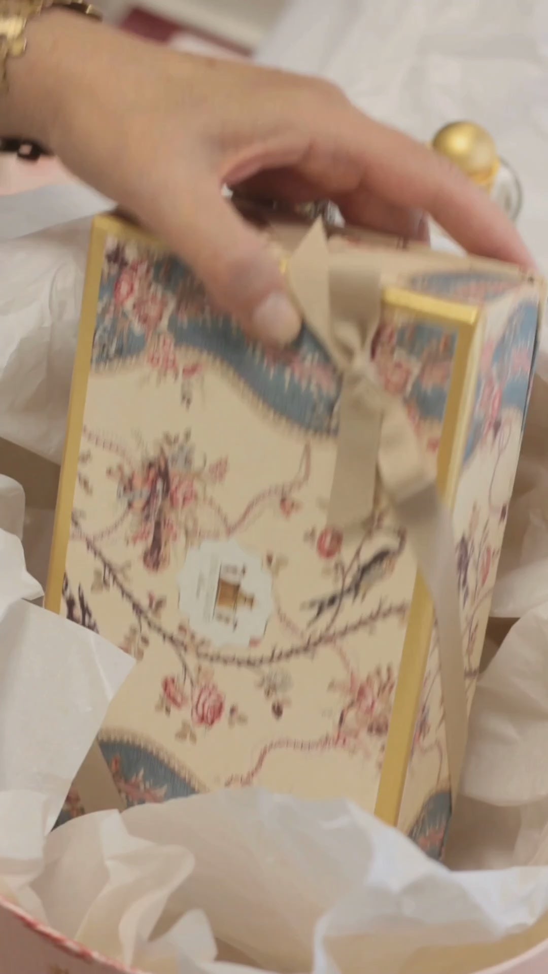 Cappelliera Toile Chinoiserie